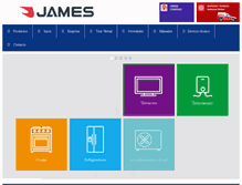Tablet Screenshot of james.com.uy